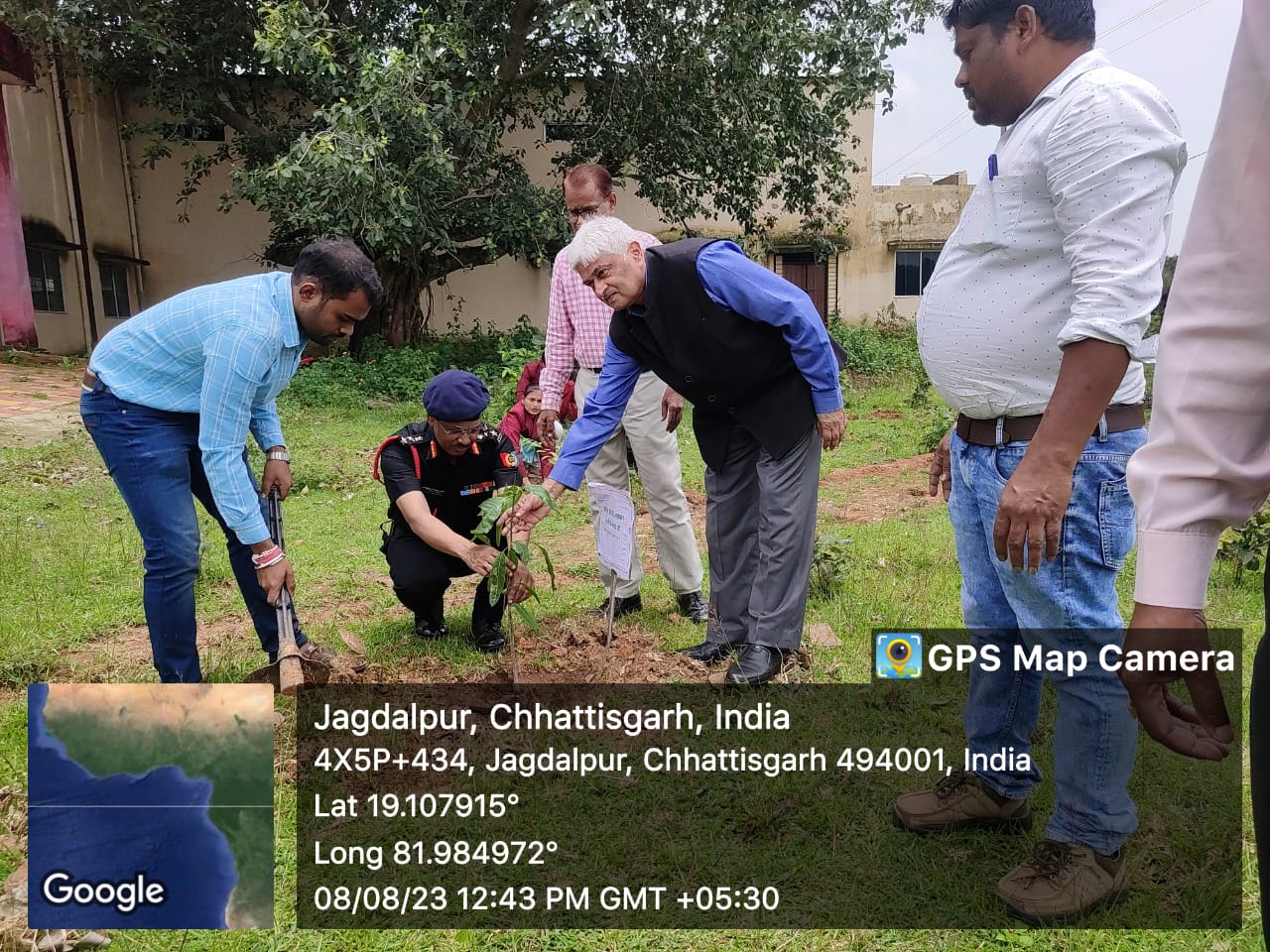 दिनांक 08.08.2023 को मेरी माटी, मेरा देश के अंतर्गत वसुधा का संवर्धन, वीरों का अभिनंदन कार्यक्रम का आयोजन I