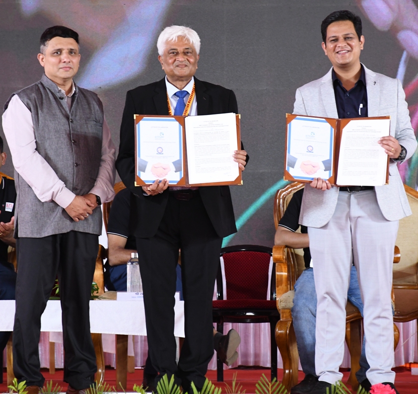चैप्टर आॅफ द इंडस इंटरप्रयोनर्स टीआईई के रायपुर यूनिट व आई क्रिएट एवं एसएमकेवि-आईएसएफ के बीच एमओयू पर हस्ताक्षर किए गए।